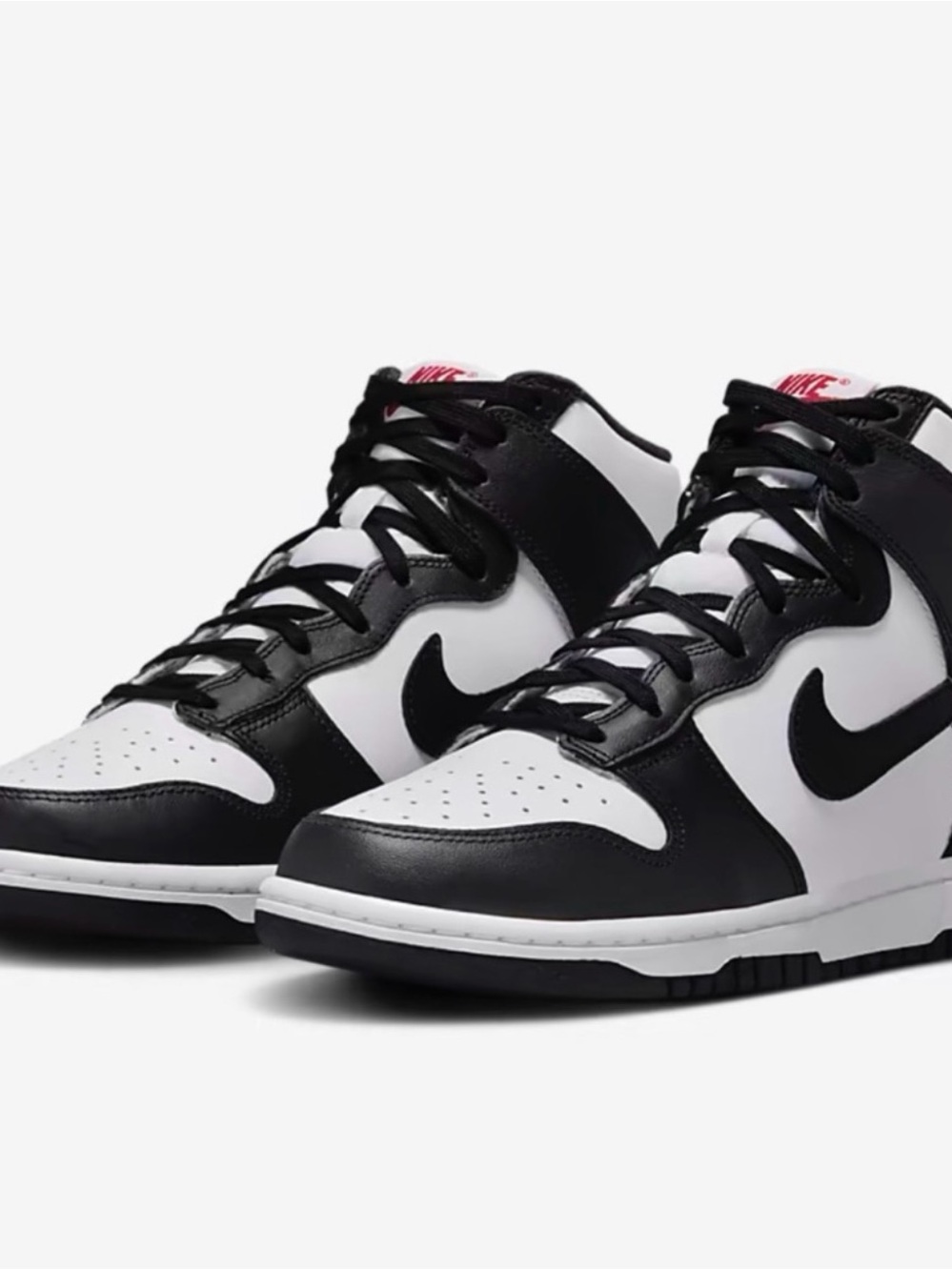 Nike Women’s Dunk High White/Black - University Red